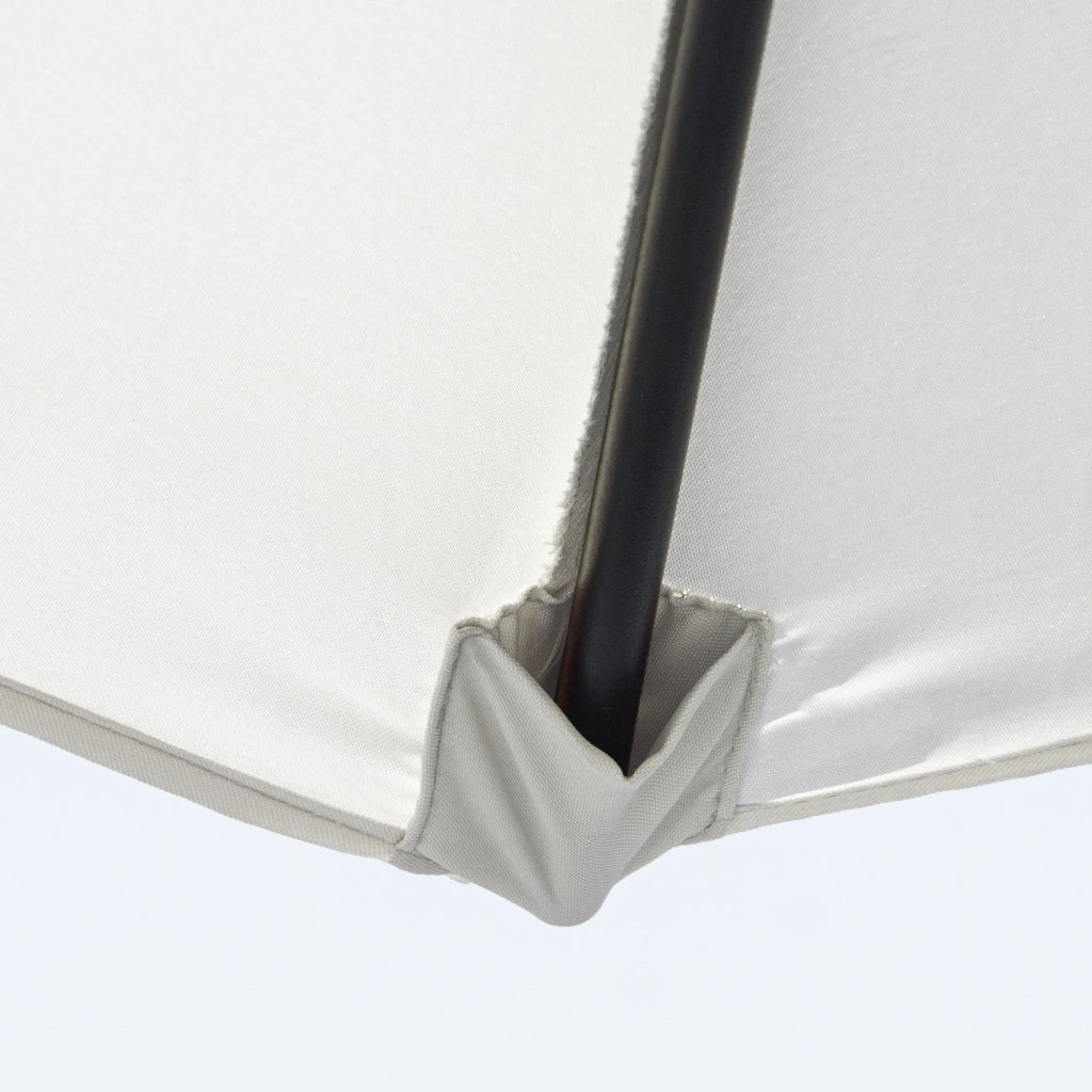 Parasole articolato Parasol da giardino Parasol Parasol Market con manovella a mano Alu 180/㎡ Poliestere beige ?2;6 x 2;35 m