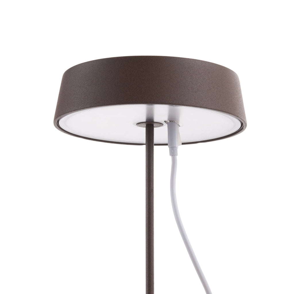 Lampada da tavolo ricaricabile NORRIS corten