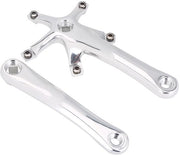 Crankset in Lega Leggera - Alta Resistenza - Crankarmset Resistente alle Deformazioni - Progettazione Sostenibile - Lunga Durata - Ottima Presa della Catena - Crankarmi per Bicicletta