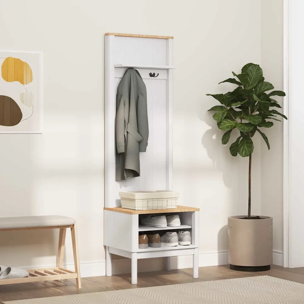 Armadio per corridoio FLORO Bianco 50 x 40 x 158 cm