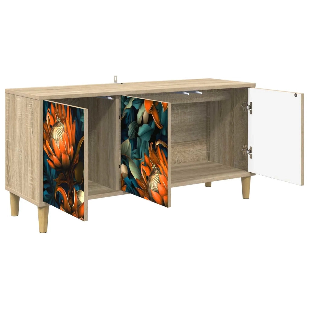 Mobile TV LOCHEM 102 x 33 x 50 cm Sonoma Legno ingegnerizzato 8007070