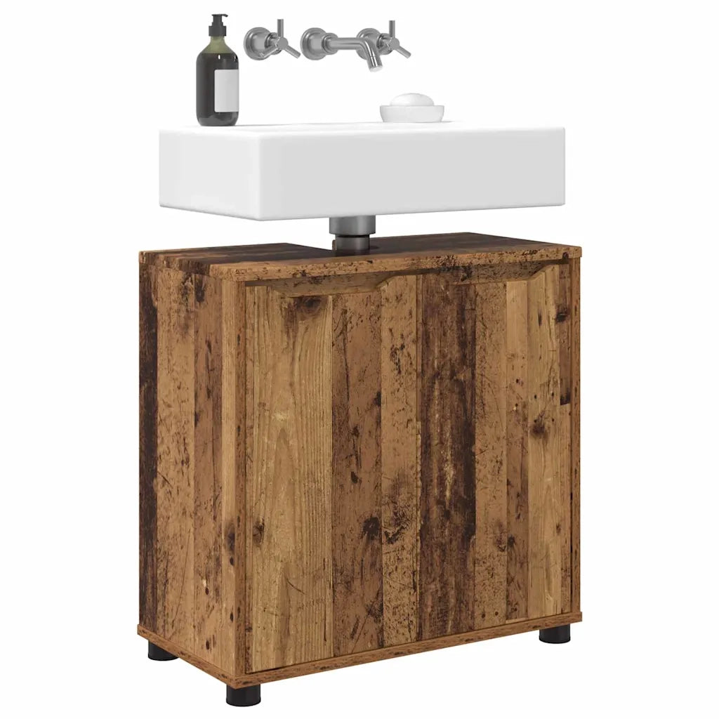 Mobile per lavabo da bagno-Armadietto da bagno Legno vecchio 60 x 30 x 60 cm