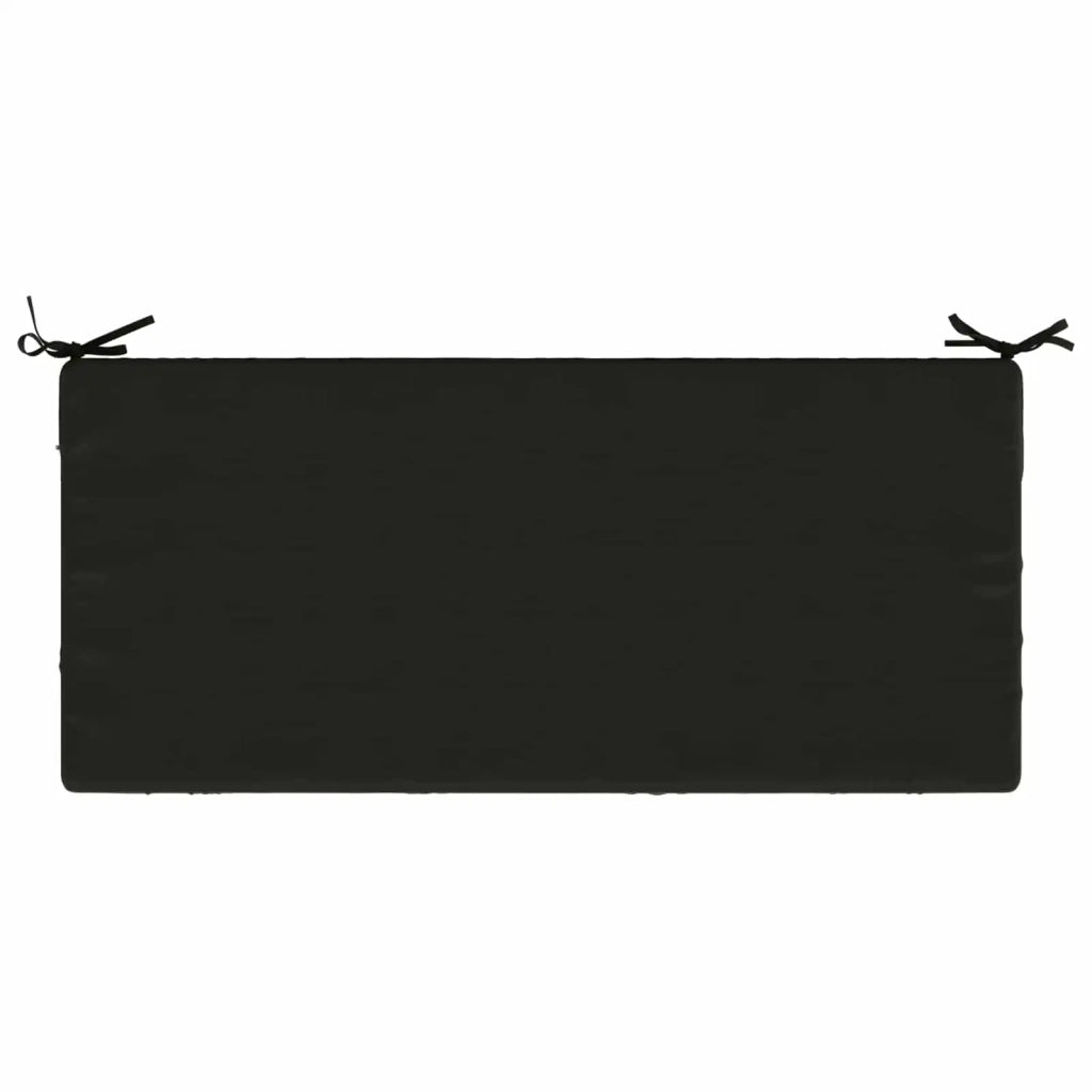 Cuscini per Panchina a 2 Pezzi SOEST 2 pz 100% Poliestere Nero 950213