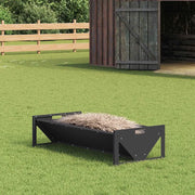 Abbeveratoio per bestiame Nero 108 x 50 x 28 cm 874615