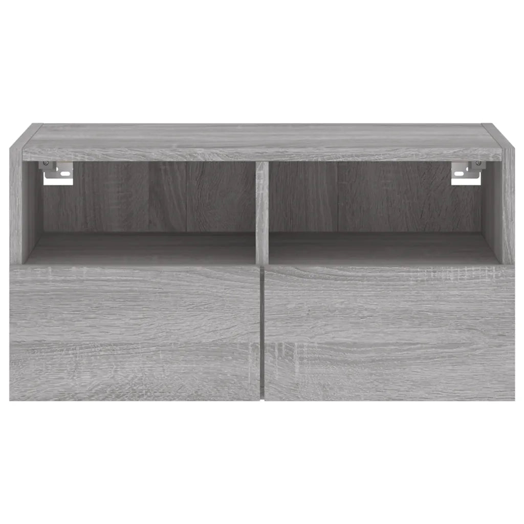 Mobile TV a Parete | Armadietto TV | Mobile Porta TV Grigio Sonoma 60x30x30 cm Legno Multistrato