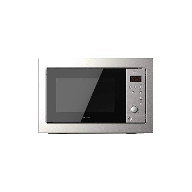 CECOTEC 01391 - Microonde da incasso GrandHeat 2500 Built-In Steel Black