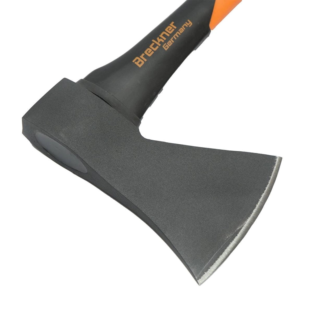 Ascia 800g con Manico in Fibra di Vetro 380 mm. e Lama in acciaio Ascia da Taglio Universale con Manico in Fibra di Vetro Ascia/Scure/Accetta Manico in Fibra di Vetro Breckner Germany