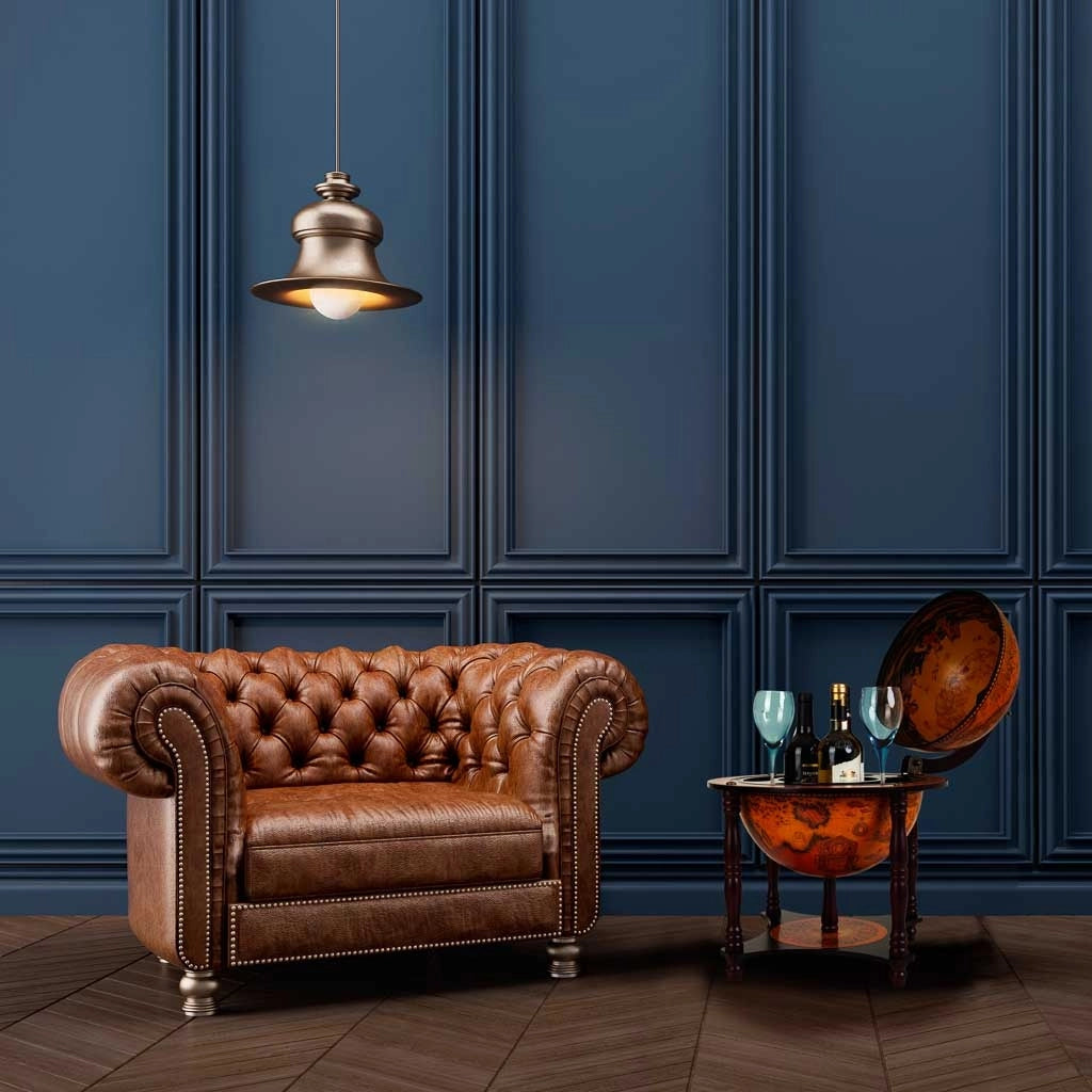 Portabottiglie globo marrone 42x42x57h
