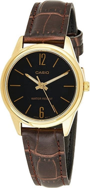 CASIO COLLECTION Mod. ONLY TIME LADY, LEATHER - BLACK