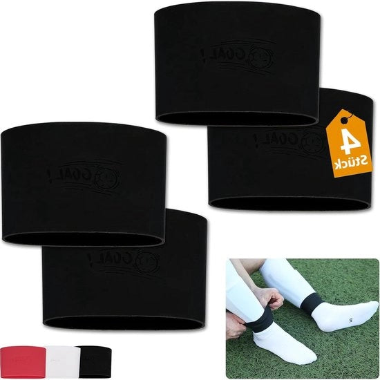 Protezioni per ginocchia in silicone - 4 pezzi per calcio - uomini, donne, bambini