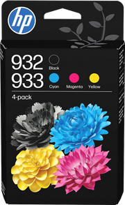 HP Confezione da 4 inchiostri originali 932/933 nero, ciano, magenta, giallo