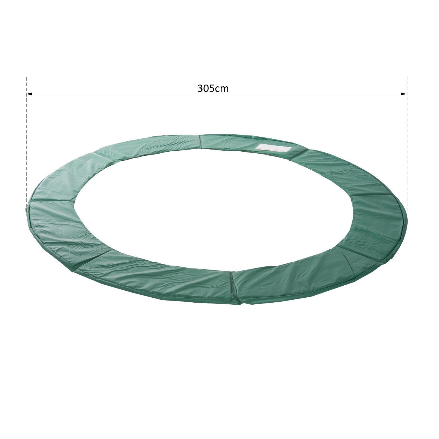 Copertura di Protezione per Trampolino Elastico Ø305 cm in PVC Verde