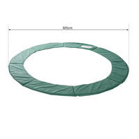 Copertura di Protezione per Trampolino Elastico Ø305 cm in PVC Verde