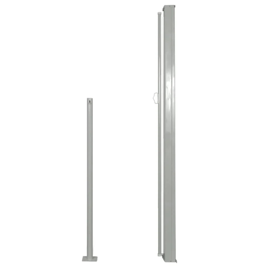 Tenda da sole parasole laterale retrattile per patio giardino terrazza balcone schermo di protezione visiva 160 x 500 cm crema 02_0007094