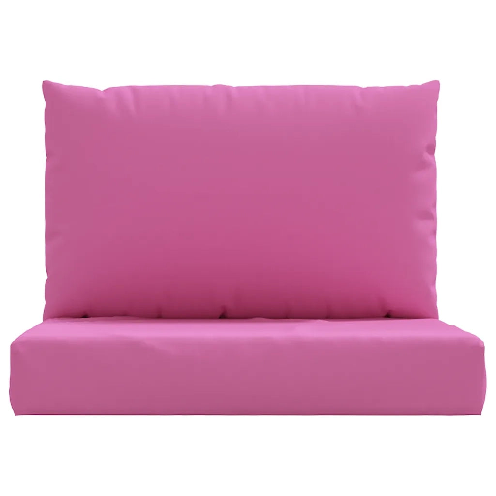 Cuscini per Pallet 2 pz Rosa in Tessuto Oxford