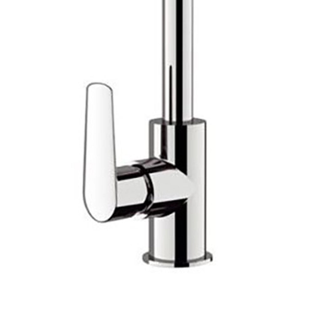 Rubinetto per cucina con bocca alta girevole, modello corto - serie vanity