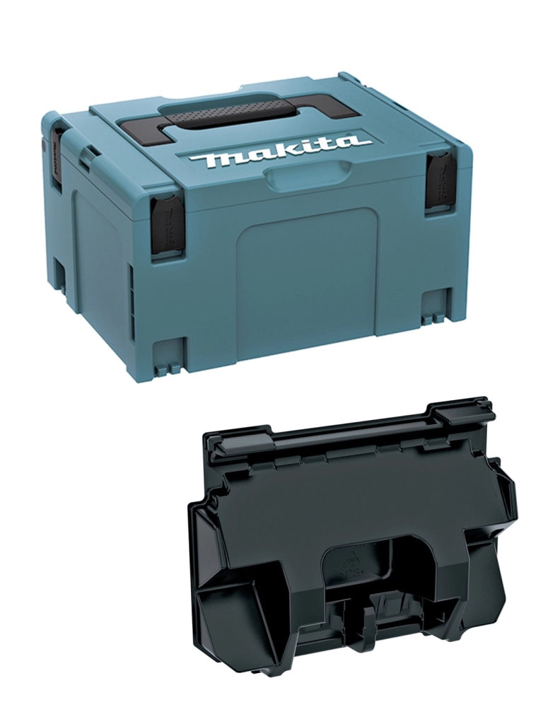 Valigetta MAKITA MAKPAC 3 + Vassoio Power Set DC18RD - 4 batterie (839205-3)