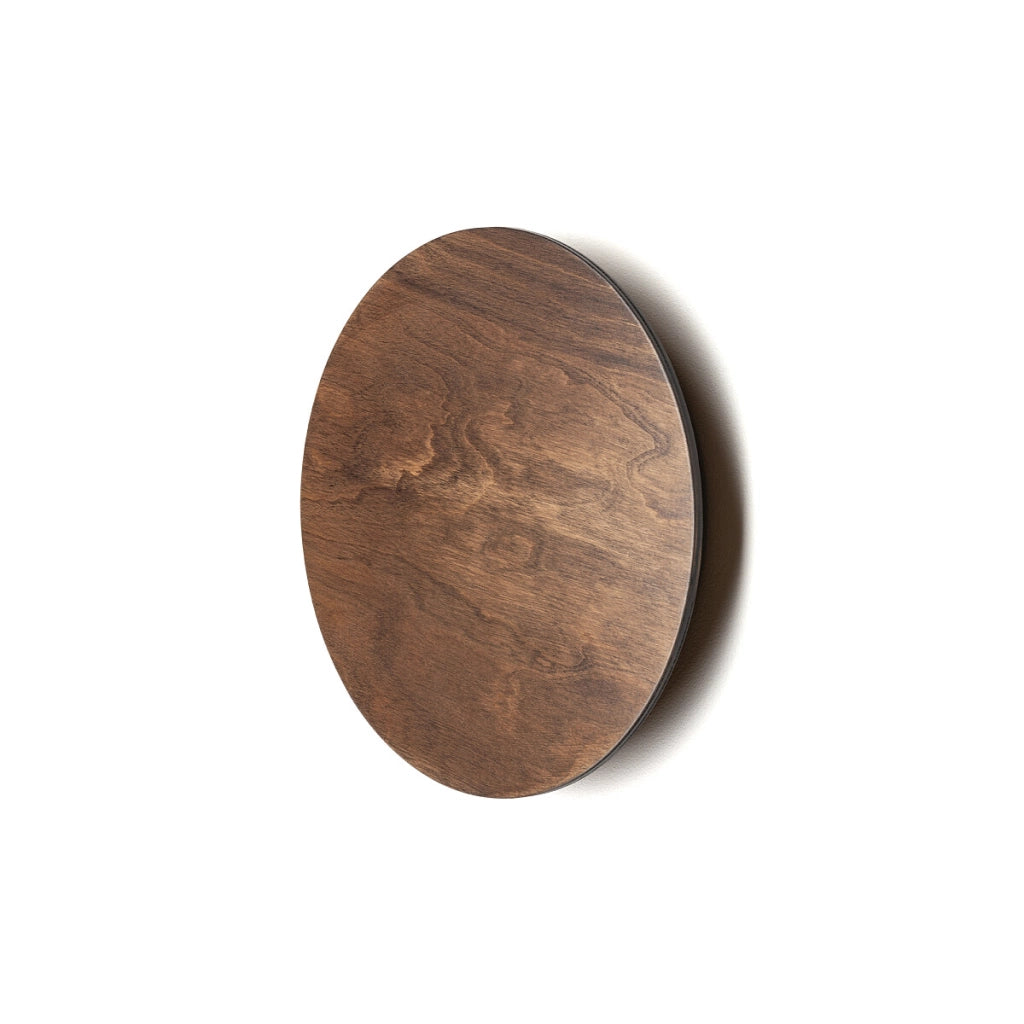 Applique tonda Ø25 legno scuro Ring Timber LED 10W Nowodvorski
