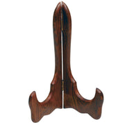 Trade Shop - Supporto Reggi Porta Piatti Piatto Quadro Da 33 X 15,5 Cm In Legno Laccato -
