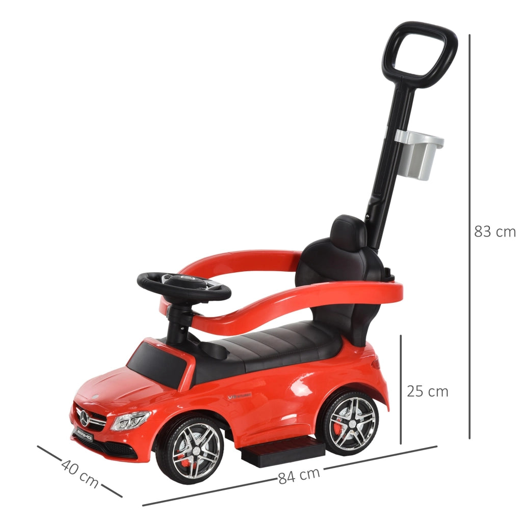 Auto Macchina Cavalcabile per Bambini con Licenza Mercedes AMG Rossa