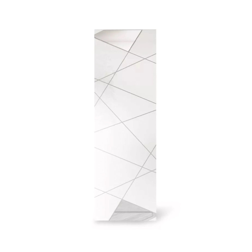 Medolla, Mobile da Ingresso Appendiabiti, 78x31x186.5h cm Bianco Lucido