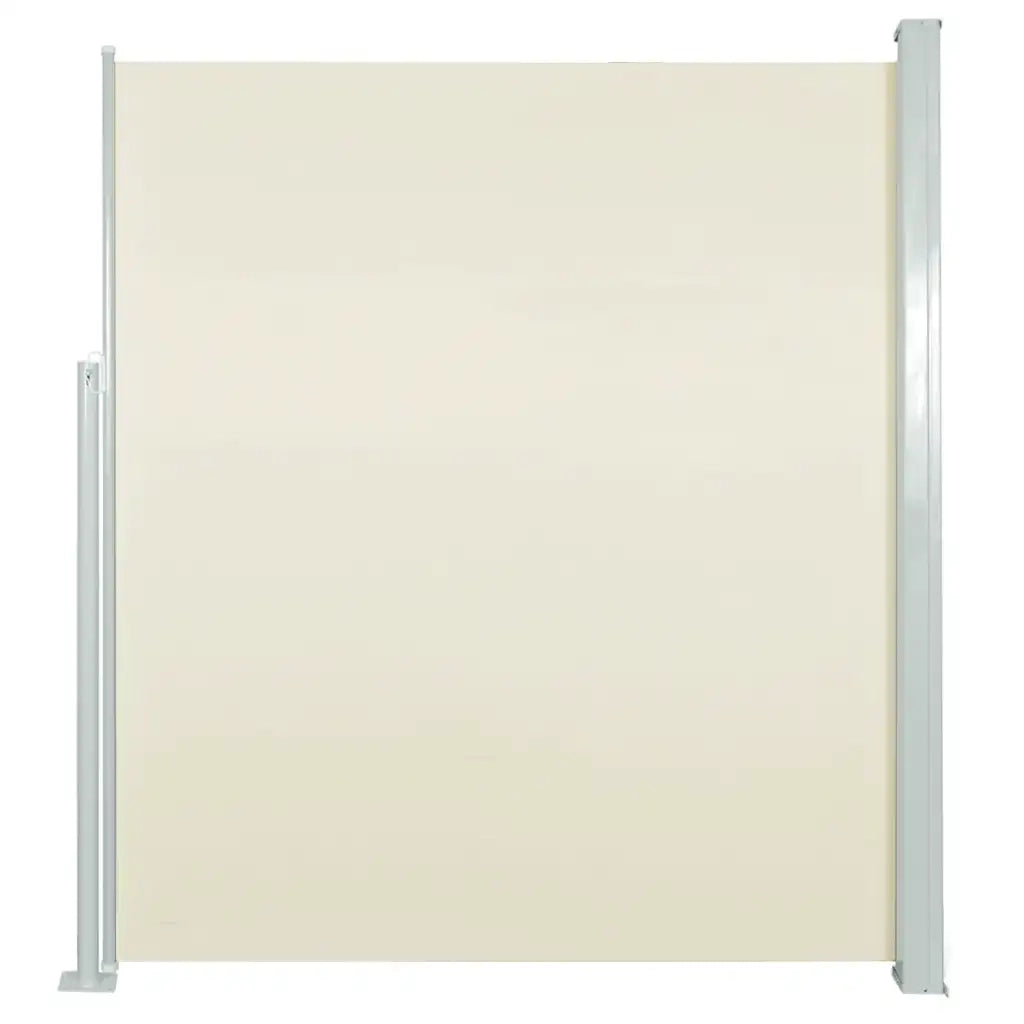 Tenda Laterale Retrattile per Patio 140x514 cm Crema 48395
