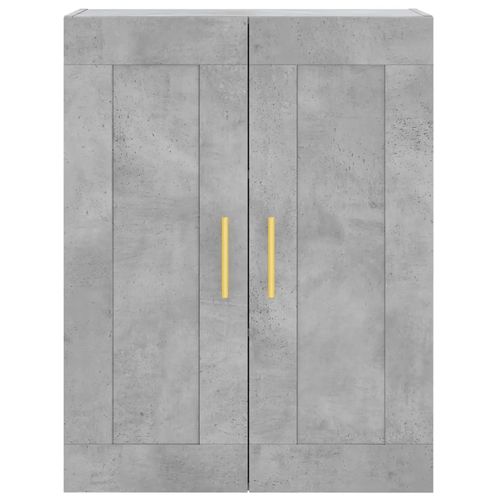 Credenza Grigio Cemento 69,5x34x180 cm in Legno Multistrato 3199997