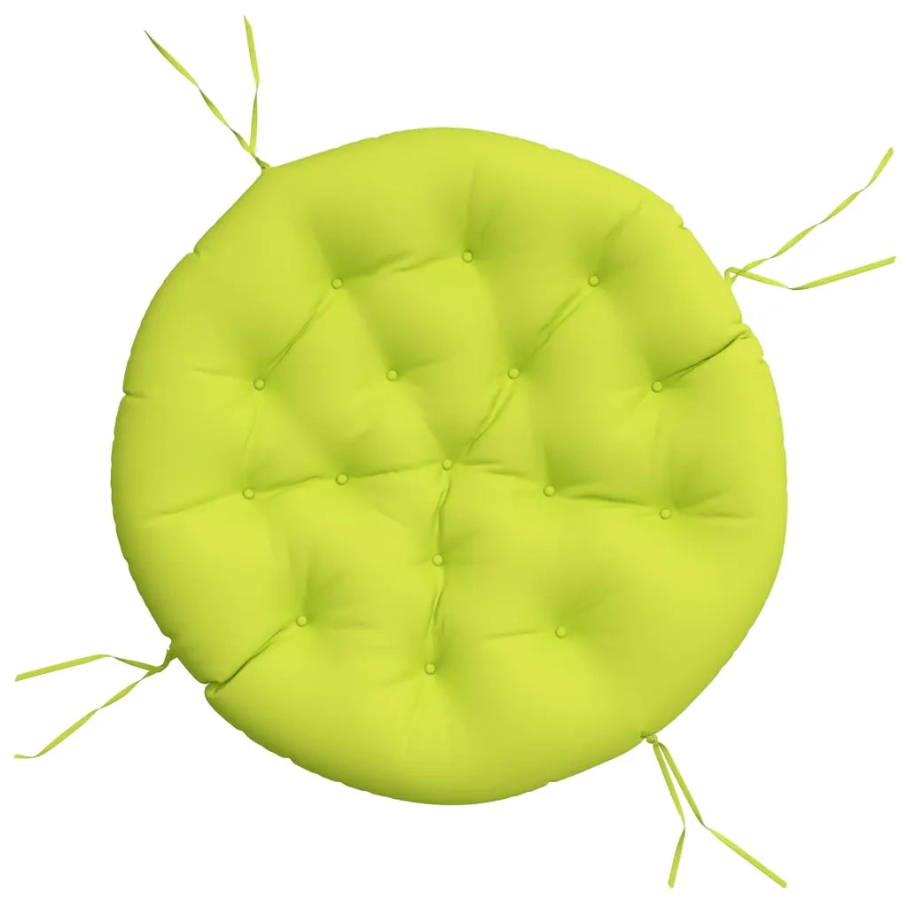 vidaXL Cuscino Rotondo Verde Chiaro Ø 100x11 cm in Tessuto Oxford