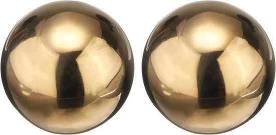 Decorazione da Giardino e Casa Gazing Globe Oro 42 mm - 2 Pezzi