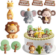 Decorazioni per torta animali - decorazioni per torta jungle animale festa bambini - regali per bambini festa bambino bambina - decorazioni per torta di compleanno