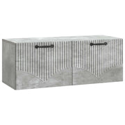 Mobile Porta TV da Muro Grigio Cemento 78,5 x 31 x 30 cm