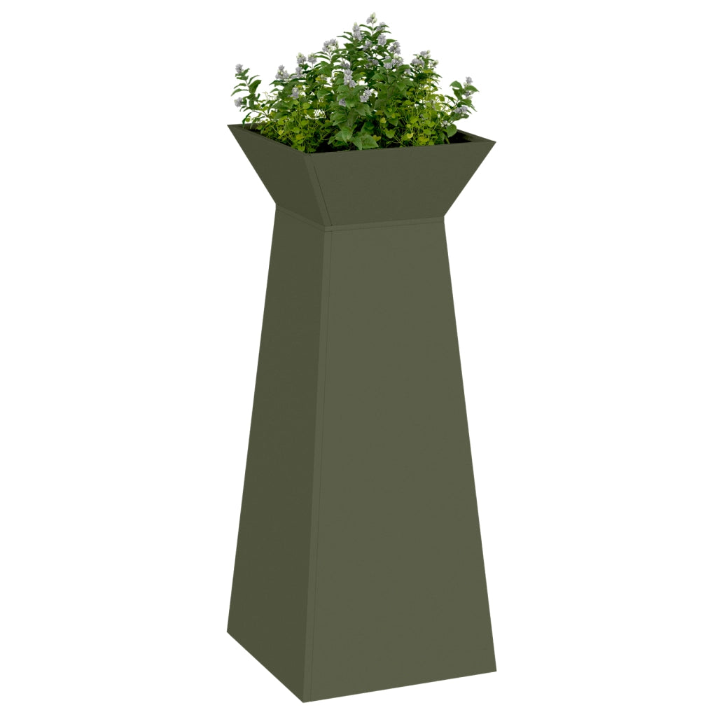 Supporto per Piante Verde oliva Metallo 40 x 40 x 101 cm Fioriere