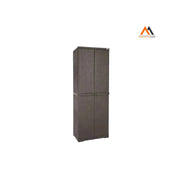 ARMADIO PORTASCOPE 'RATTAN WENGE' cm L 65x P 45x H 178