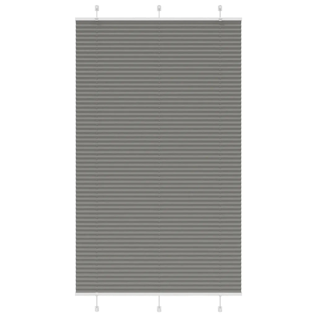Tenda Plissettata Antracite 120x200cm Larghezza Tessuto 119,4cm