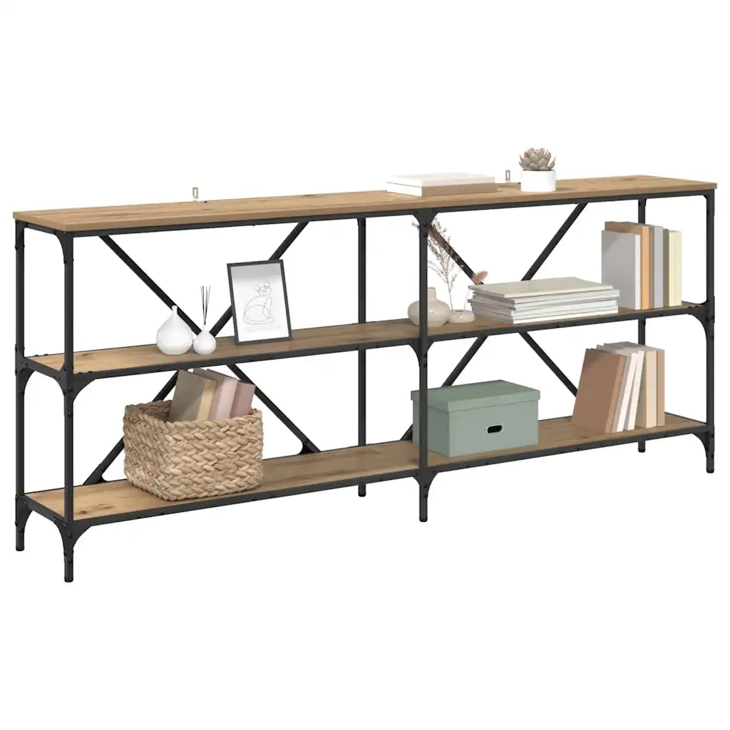 Tavolo Consolle | Tavolo d'Ingresso Rovere artigianale 180 x 30 x 75 cm