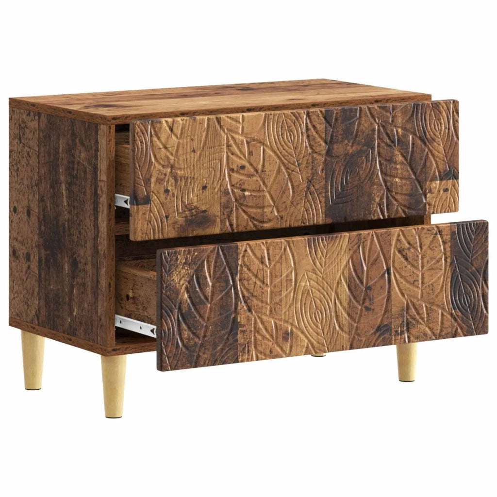 Comodino Legno antico 62 x 34,5 x 48 cm Legno ingegnerizzato 895013