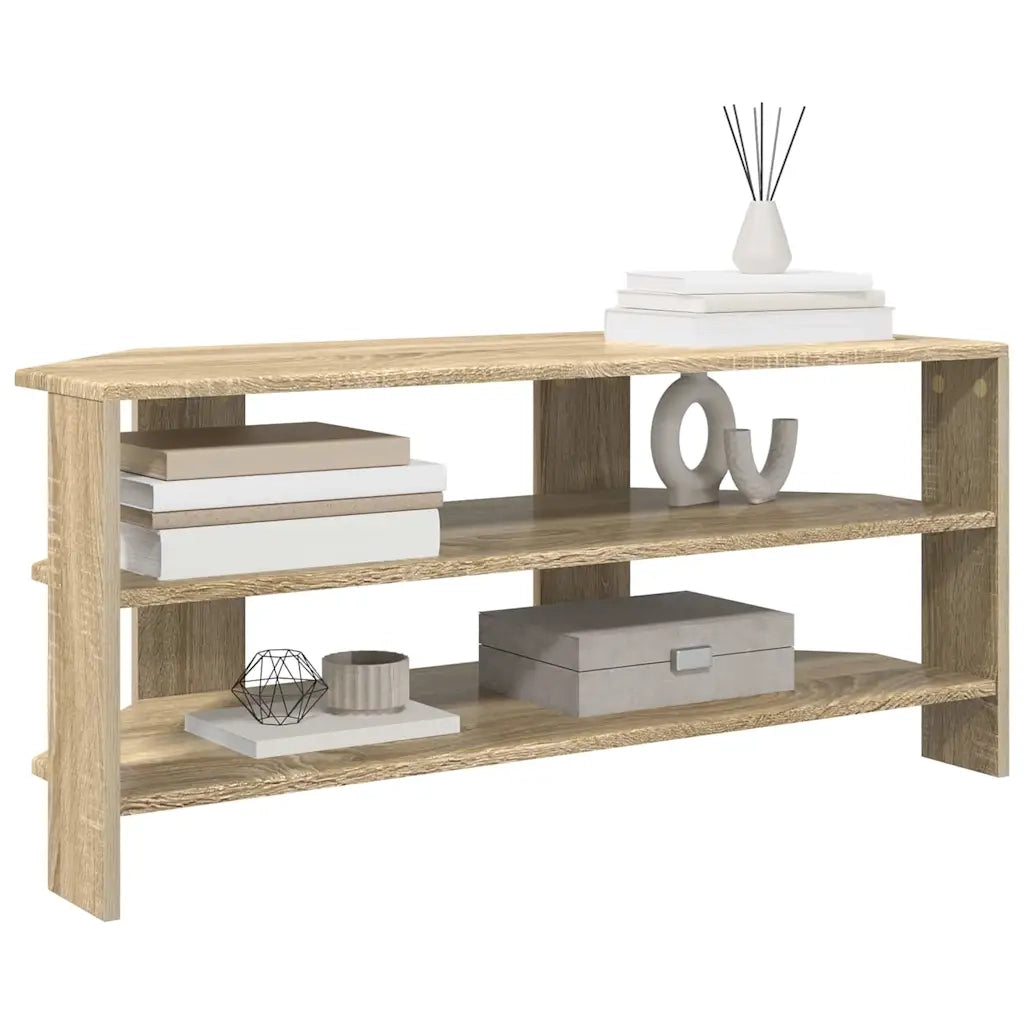 MobileTVAngolare Rovere Sonoma 102x40,5x45cm Legno multistrato 889767