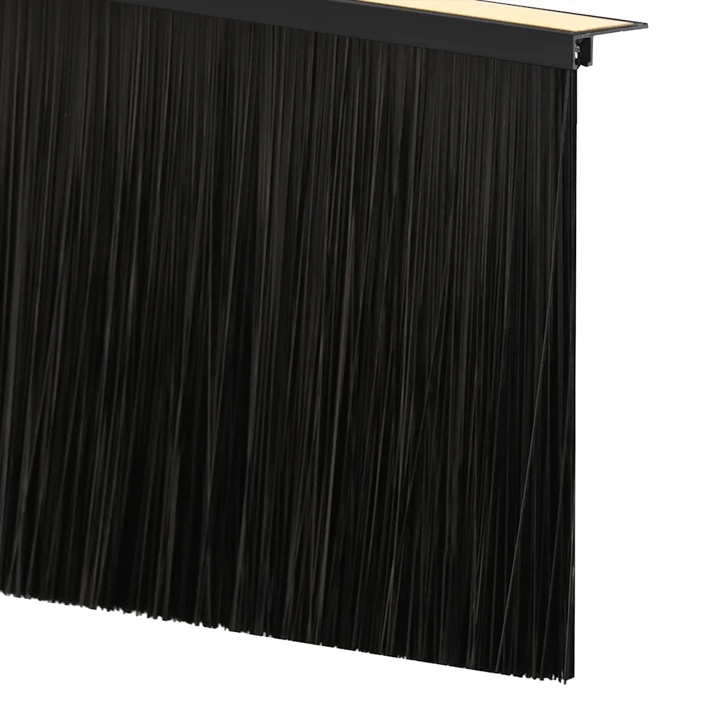 Spazzole per porte autoadesive 2 pz Nero 100 cm CFW6503016