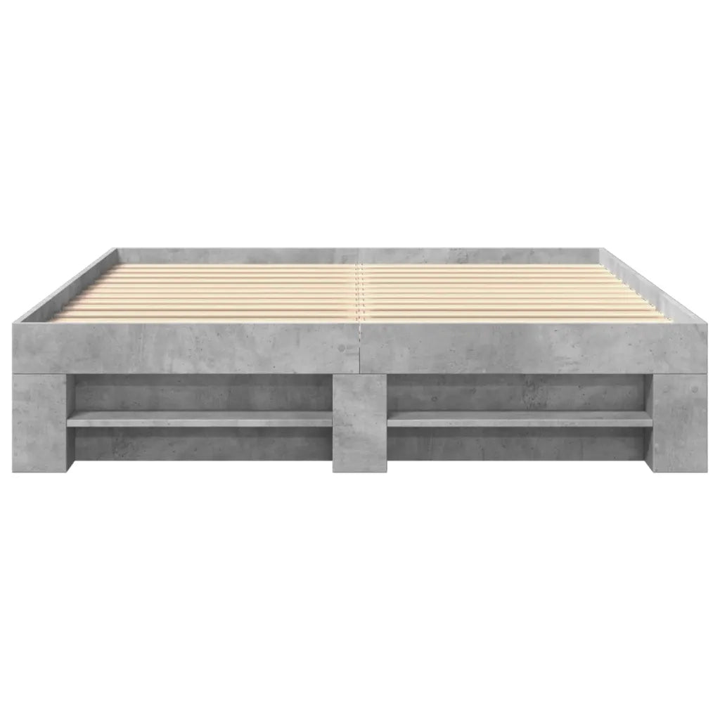 vidaXL Giroletto Grigio Cemento 150x200 cm in Legno Multistrato