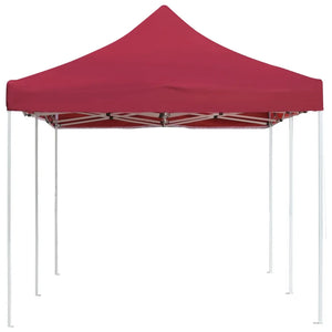 Gazebo Professionale Pieghevole in Alluminio 6x3 m Rosso Vino 45504