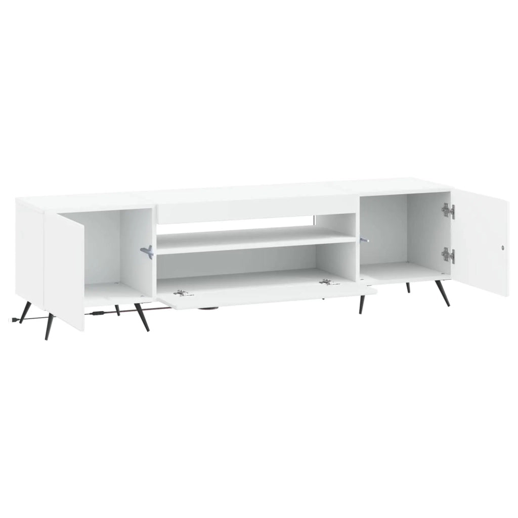 Mobile TV LED Bianco Legno ingegnerizzato 897565