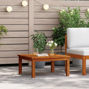 Tavolino da Salotto per Giardino 63x63x30 cm Massello di Acacia 312431