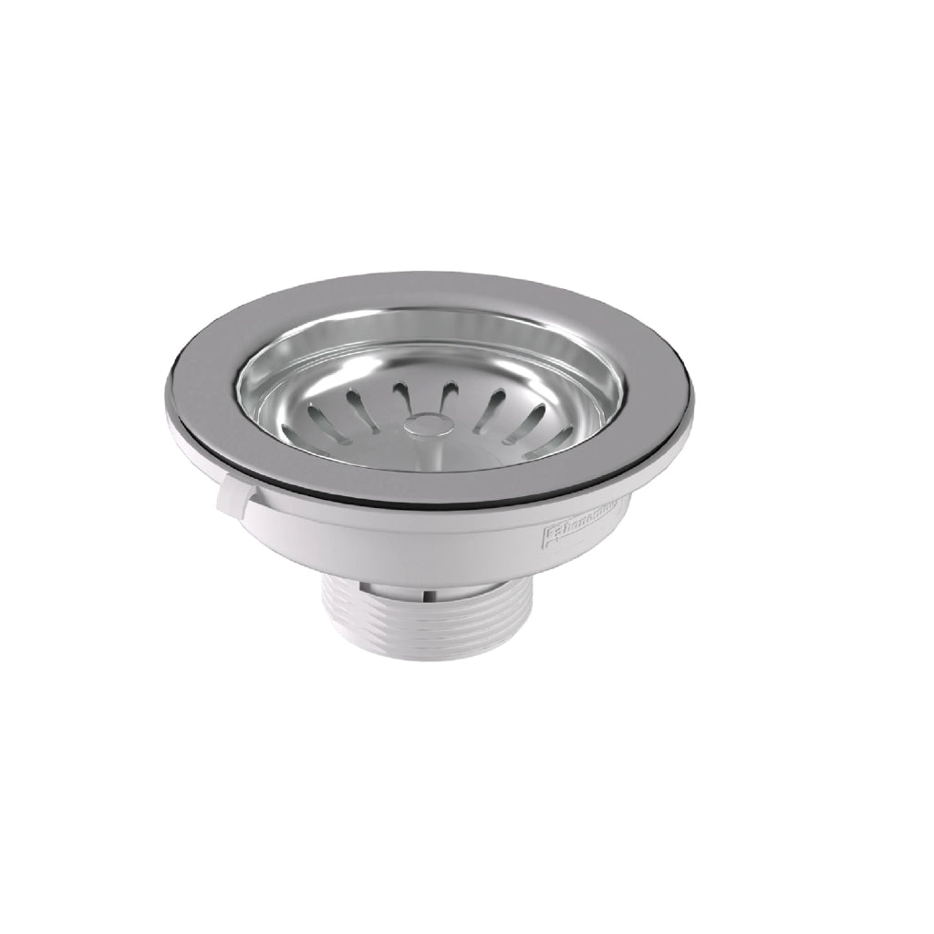 Piletta con cestello HOOK FLEX Bonomini ø114 mm x 1"1/2 lavello cucina senza troppopieno