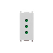 14201.Sl Presa 2P+T 10A P11 Silver Plana