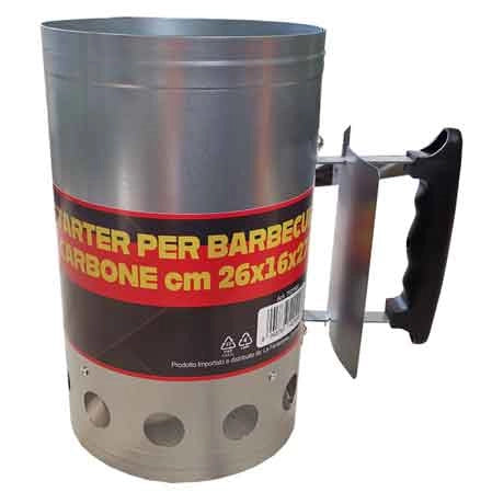 STARTER PER BARBECUE A CARBONE cm 26x16x27h - IDEAL STAR