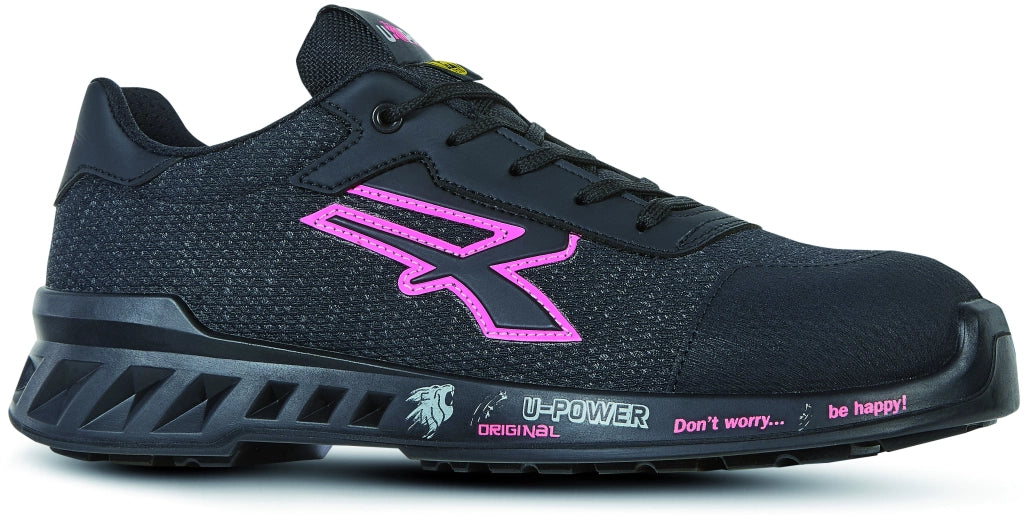 U-Power SCARPE ANTINFORTUNISTICA DONNA BASSE S1P SRC ESD MICHELLE Col. Antracite Mis. 40