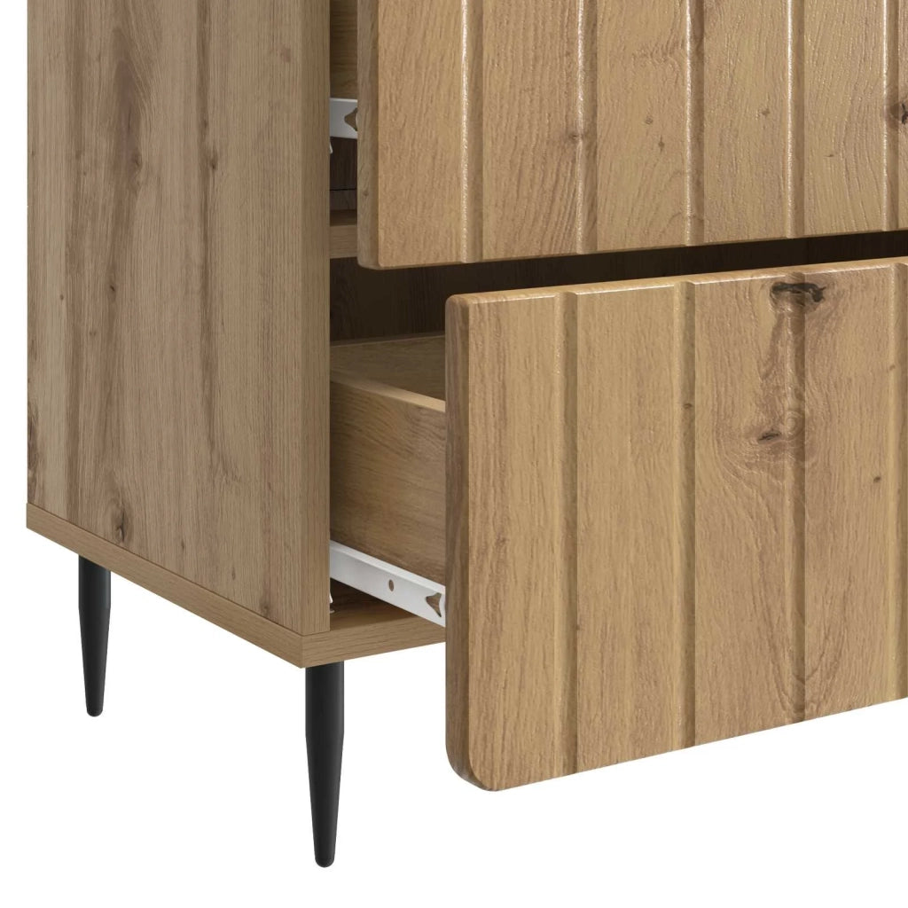 Armadio da Notte Rovere Artigianale 62 x 34,5 x 49,5 cm 894324
