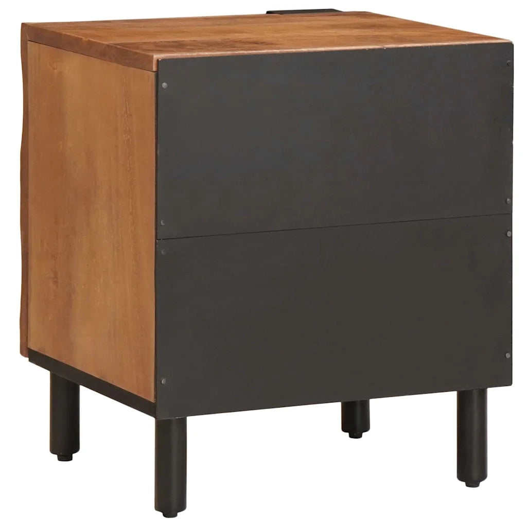Armadio da Notte 2 pcs Marrone 40 x 33 x 46 cm
