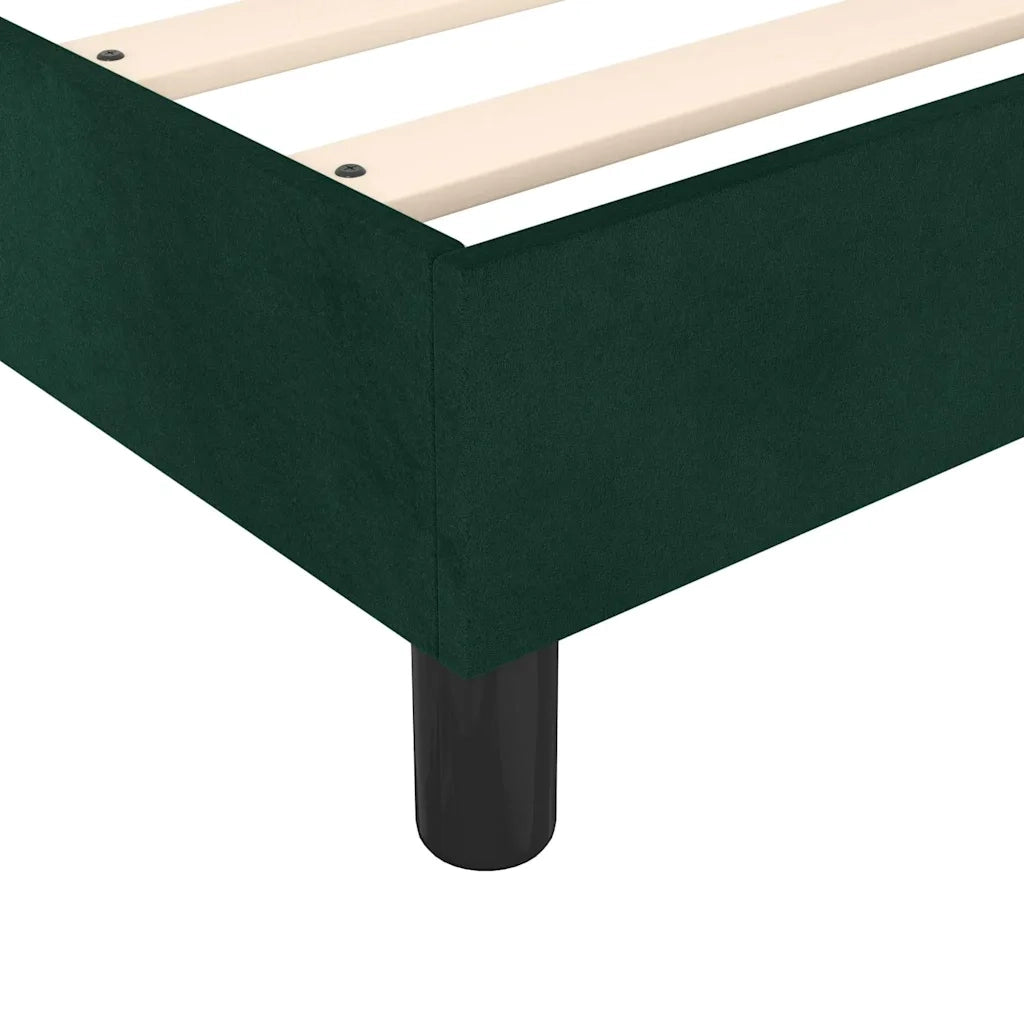 Giroletto a Molle Verde Scuro 90x200 cm in Velluto cod mxl 65443