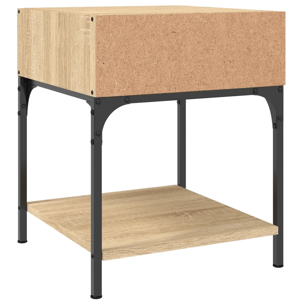 Comodino Rovere Sonoma 40x41x50 cm in Legno Multistrato 825875